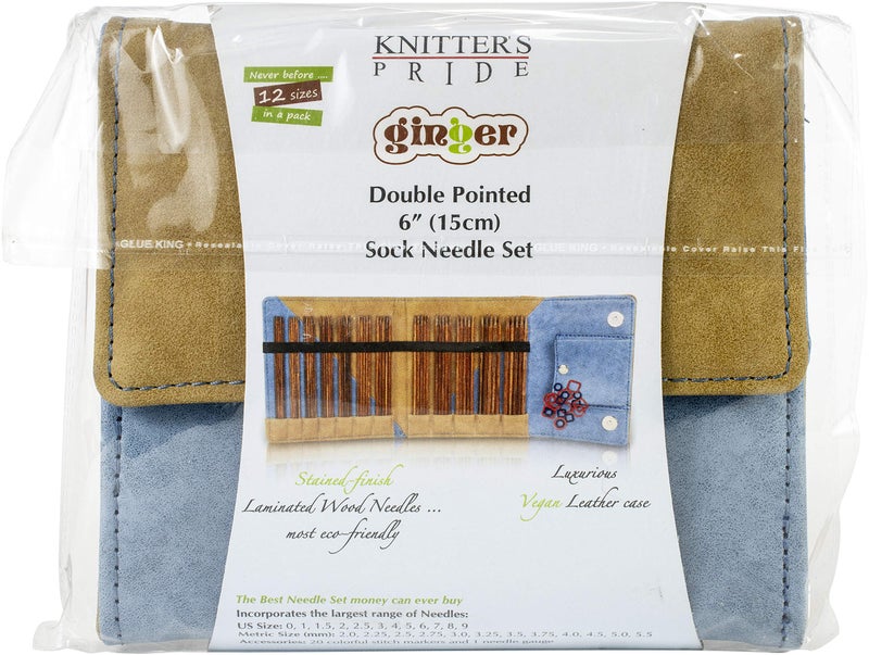 Knitter's Pride KP150303 Ginger Double Pointed Needles Set-Socks Kit - Image 1